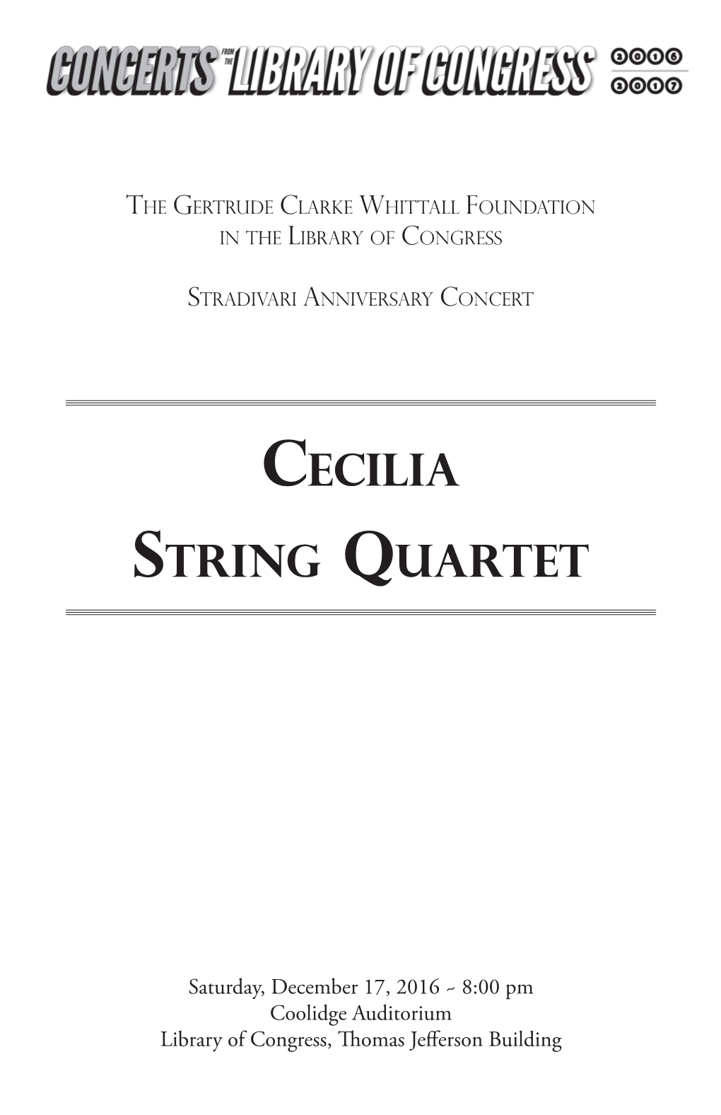 Cecilia String Quartet