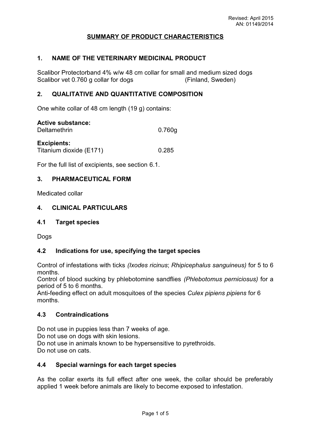 1. Name of the Veterinary Medicinal Product s12