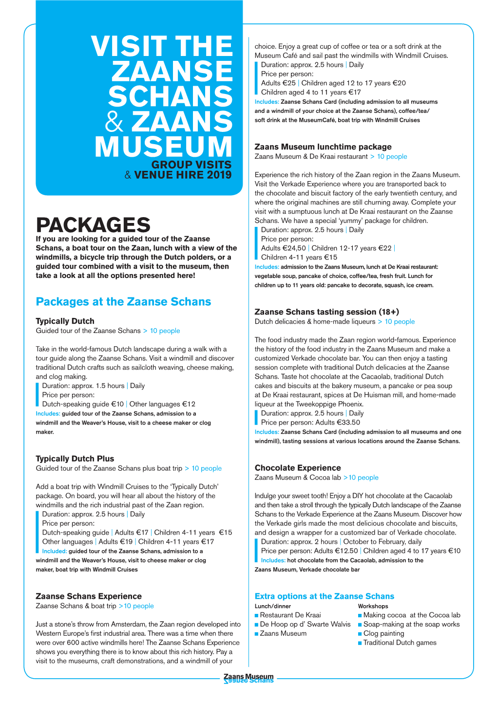 Visit the Zaanse Schans & Zaans Museum