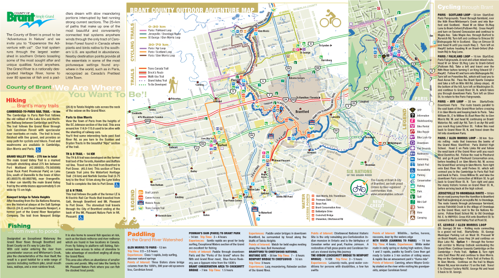 Brant County Outdoor Adventure Map I E E M