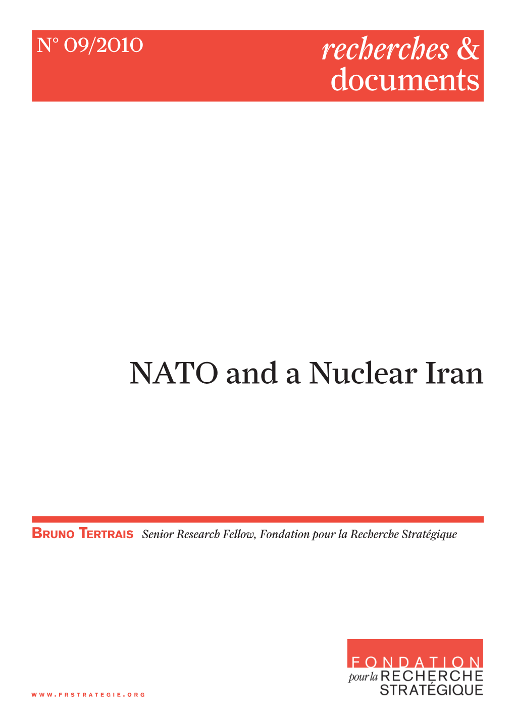 NATO and a Nuclear Iran