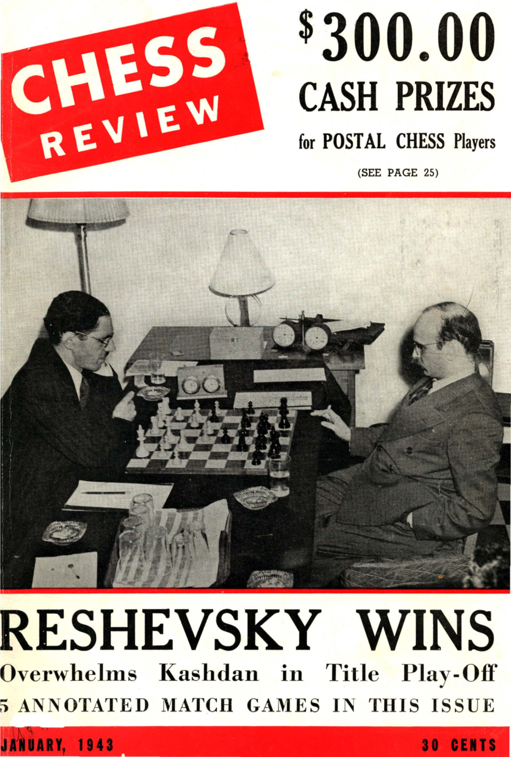 For POSTAL CHESS Players