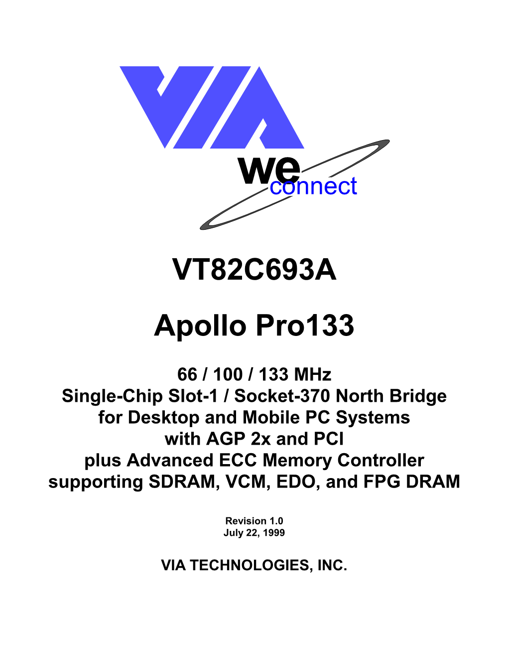 VT82C693A Apollo Pro133