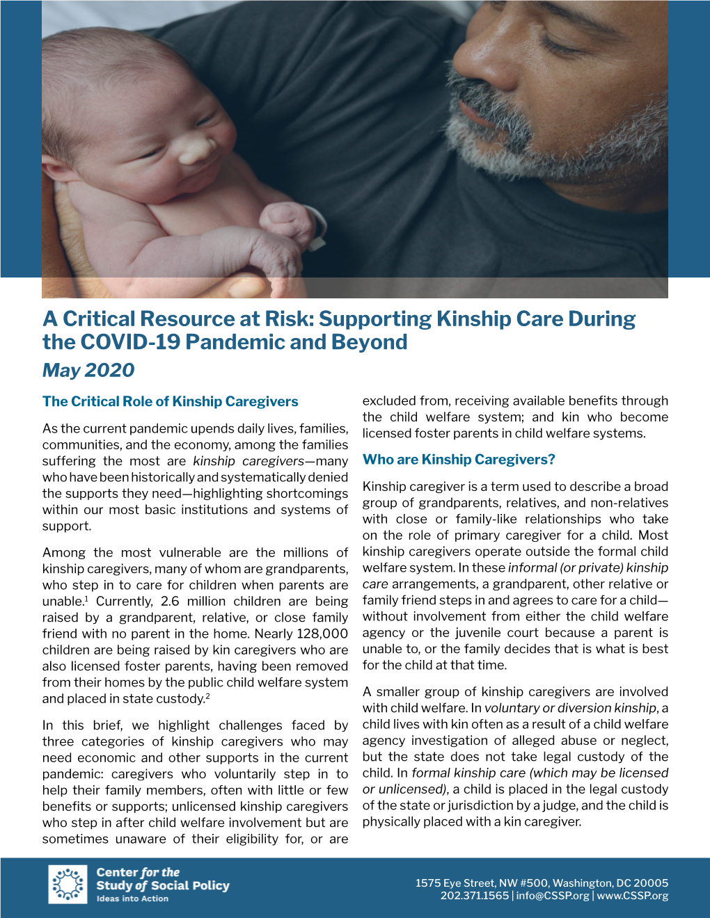 Supporting Kinship Care During the COVID-19 Pandemic and Beyond May 2020