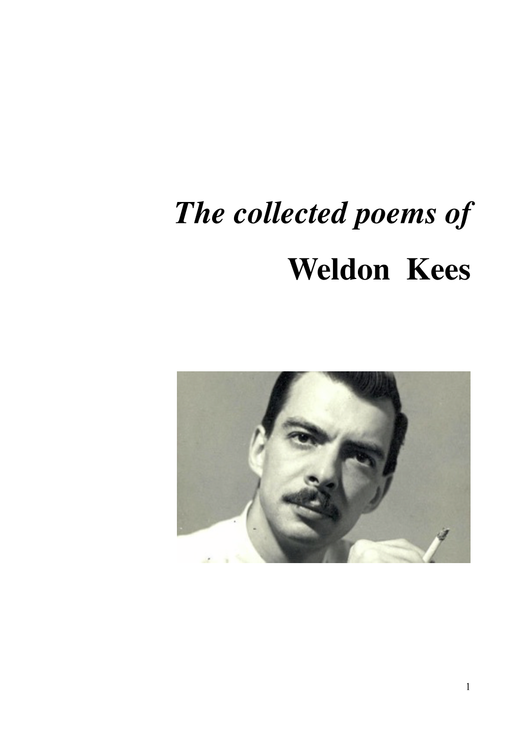 Weldon Kees 2