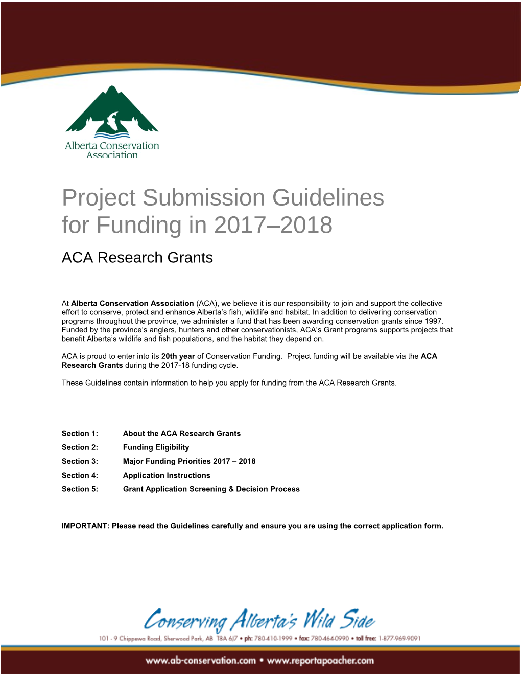 Project Submission Guidelines