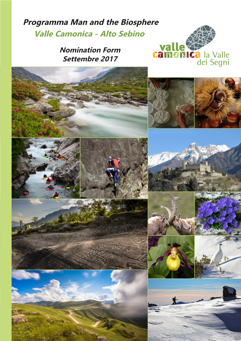 Programma Man and the Biosphere Valle Camonica - Alto Sebino