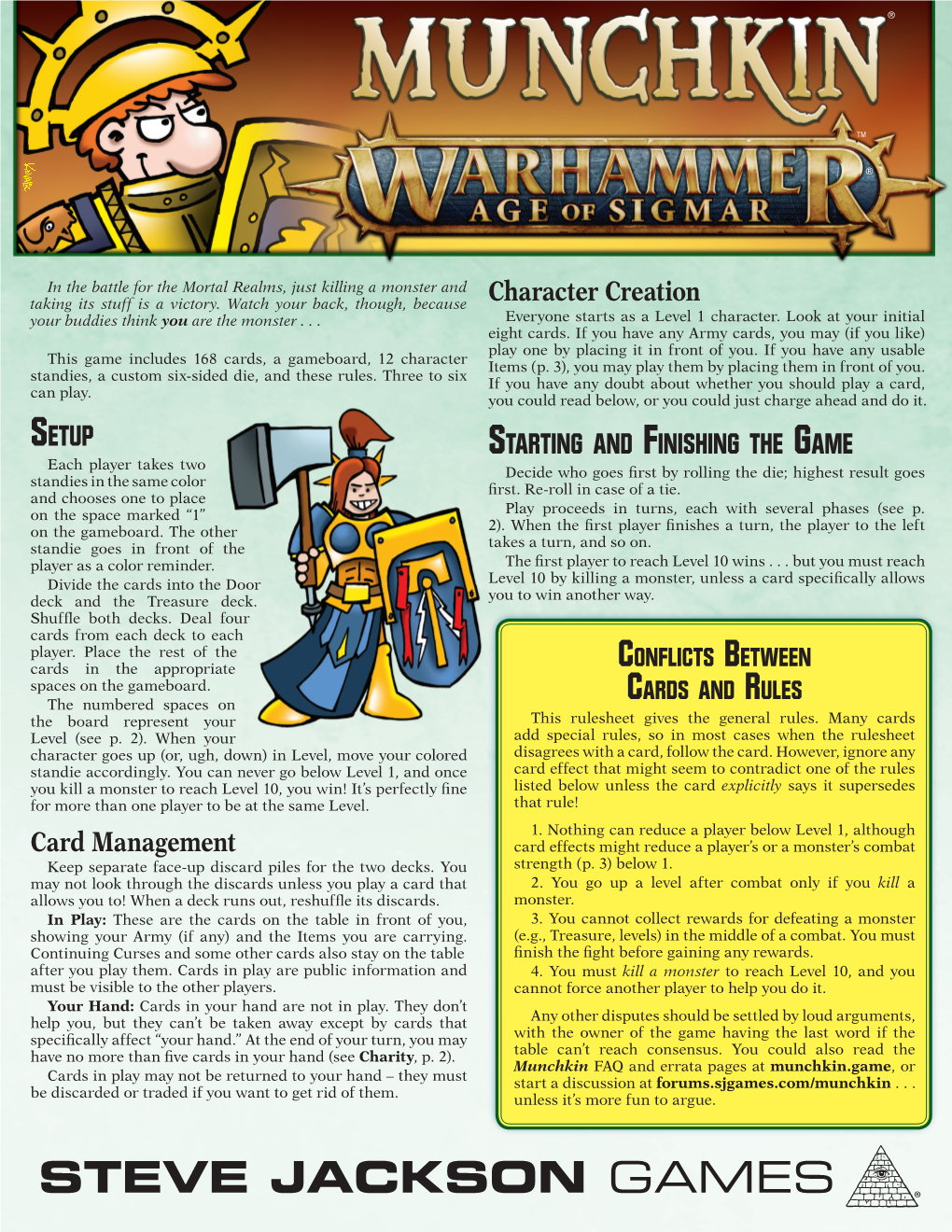 Munchkin Warhammer Age of Sigmar Rules