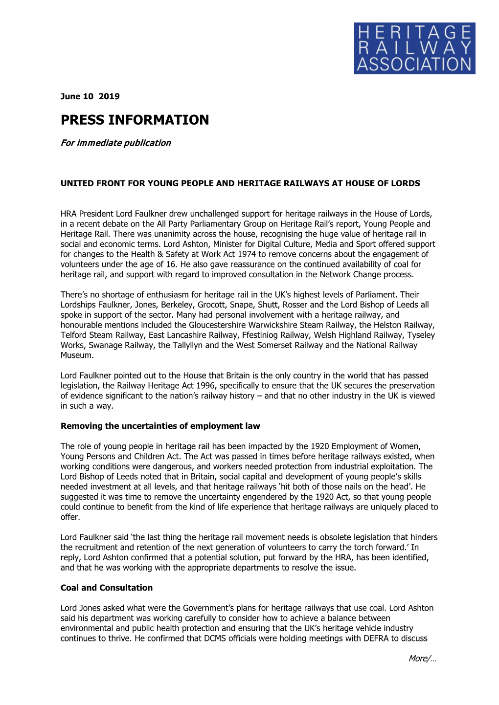 Press Information