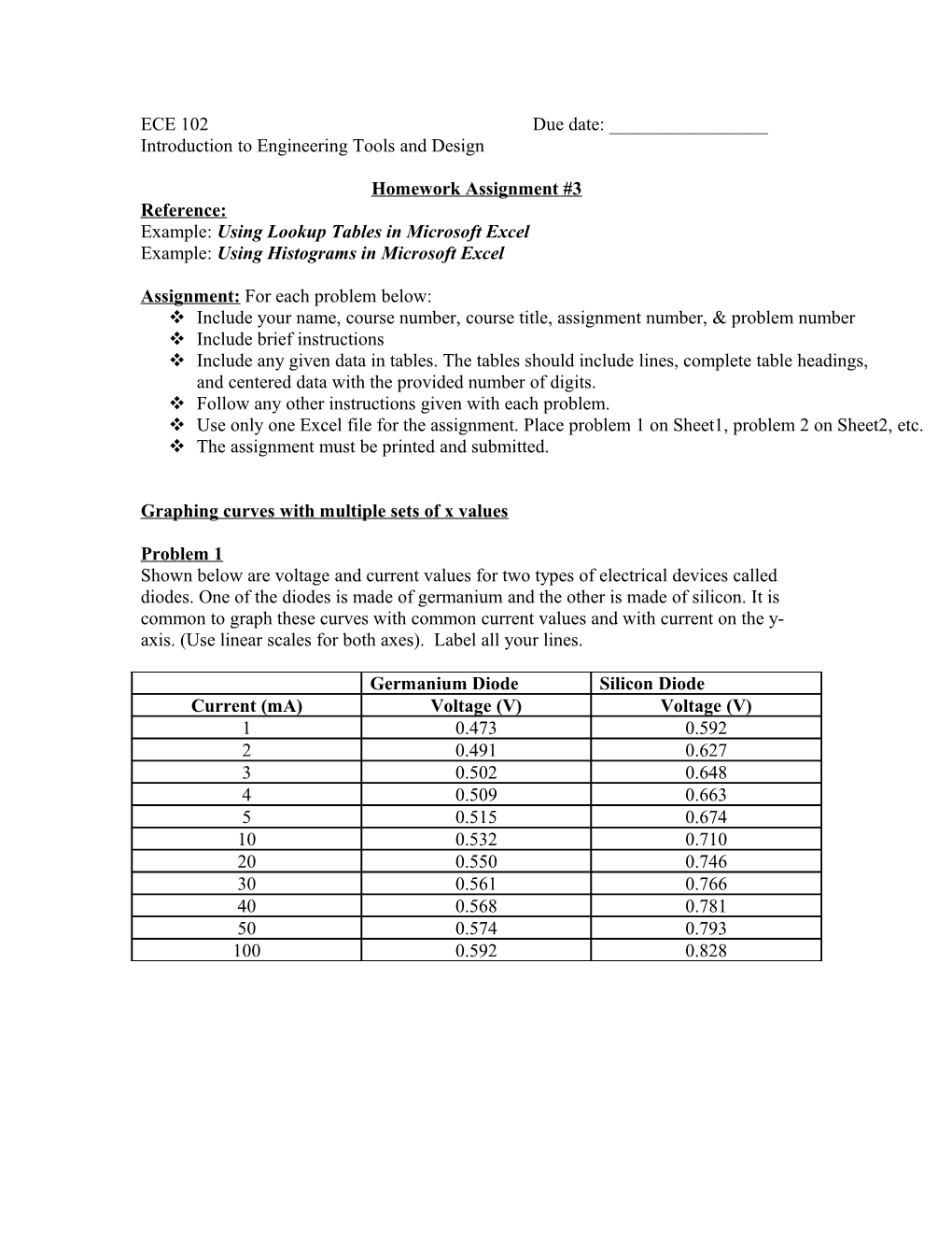 Introduction to Engineering Tools and Design