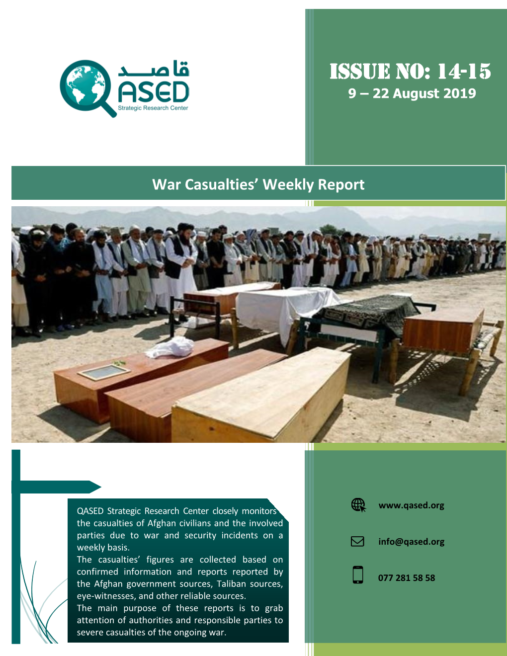 War Casualties' Weekly Report