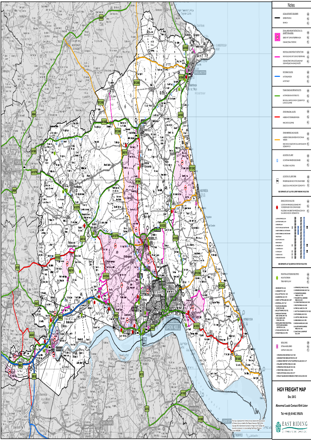 HGV Freight Map.Mxd