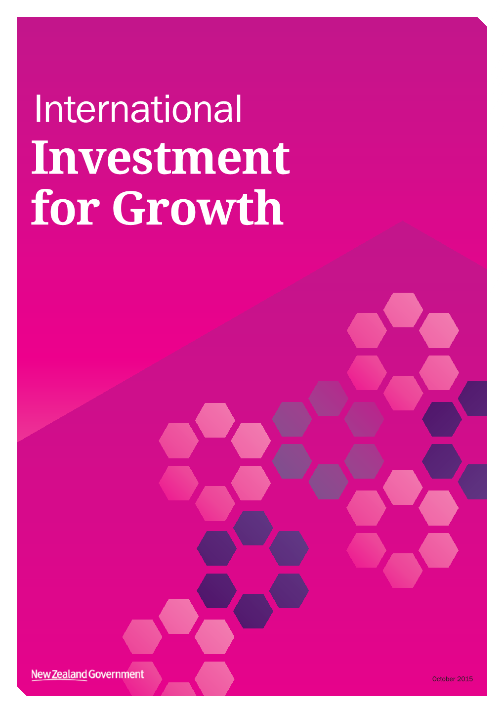 Government Report: International Investment for Growth