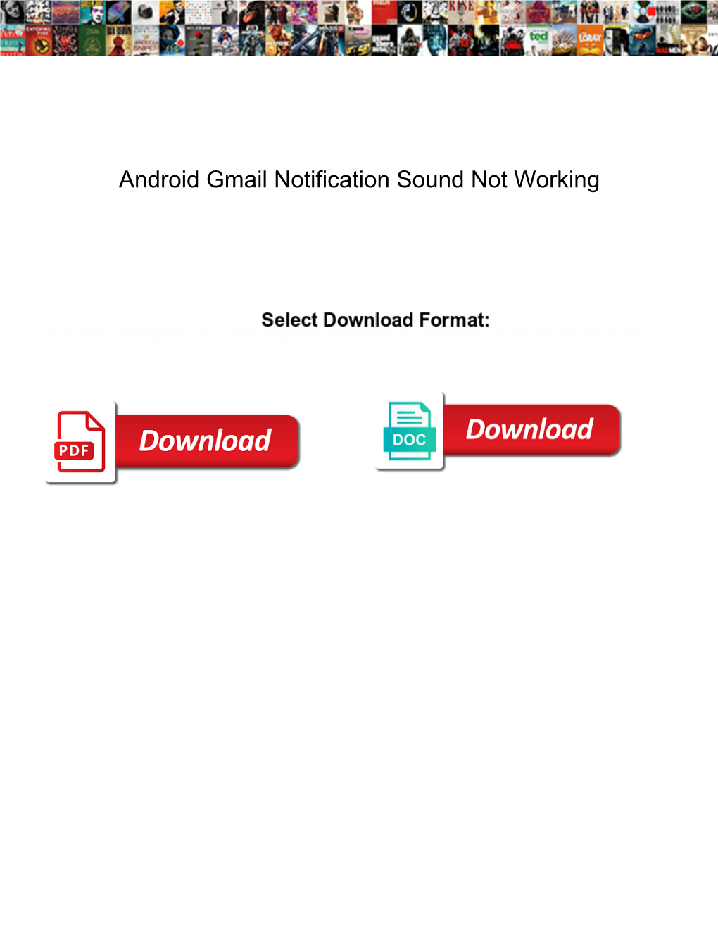 Android Gmail Notification Sound Not Working