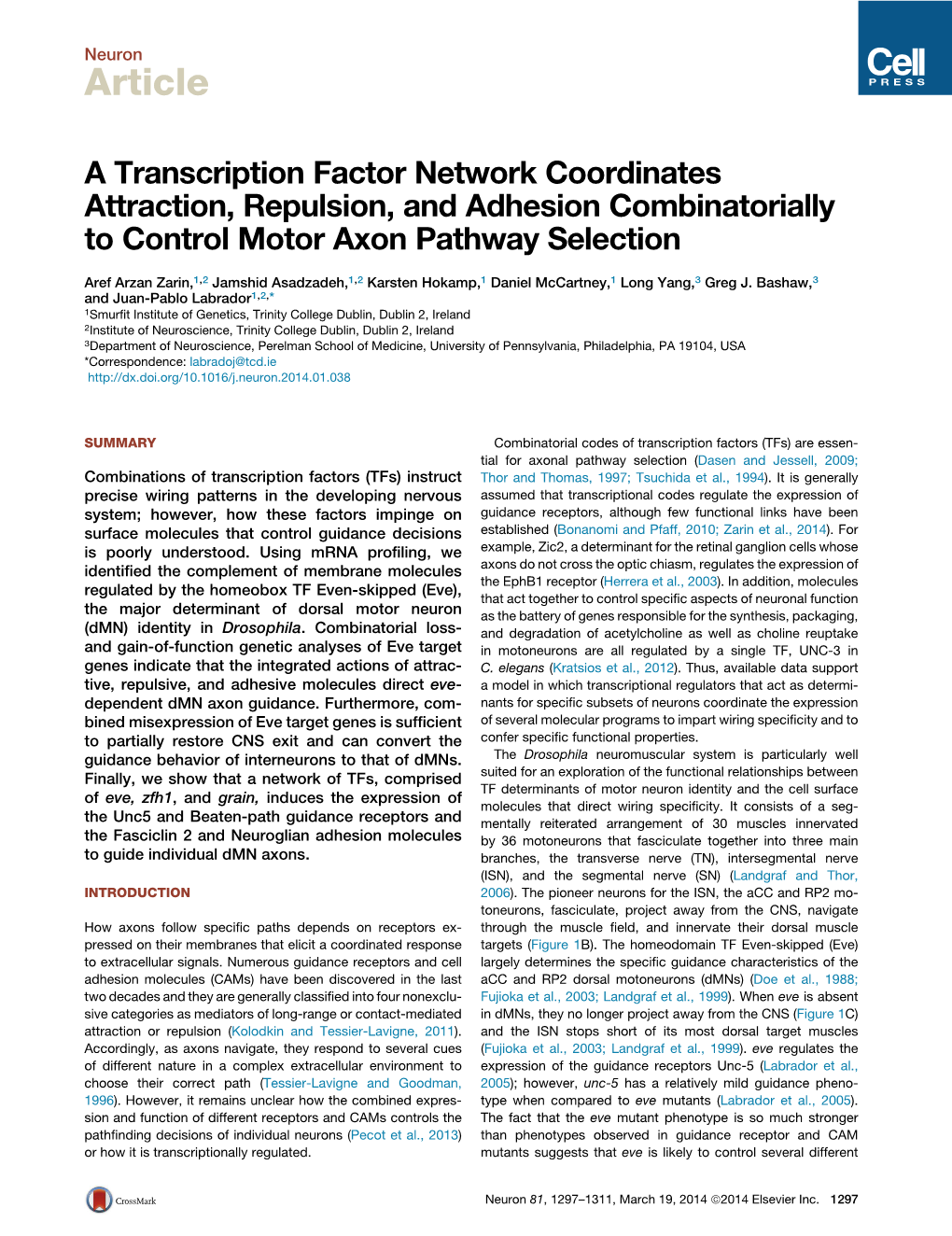 Neuron 81, 1297–1311, March 19, 2014 ª2014 Elsevier Inc