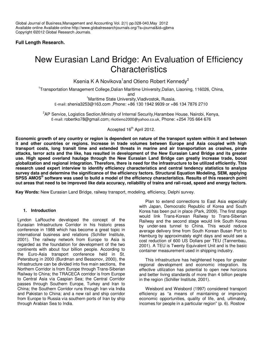 New Eurasian Land Bridge