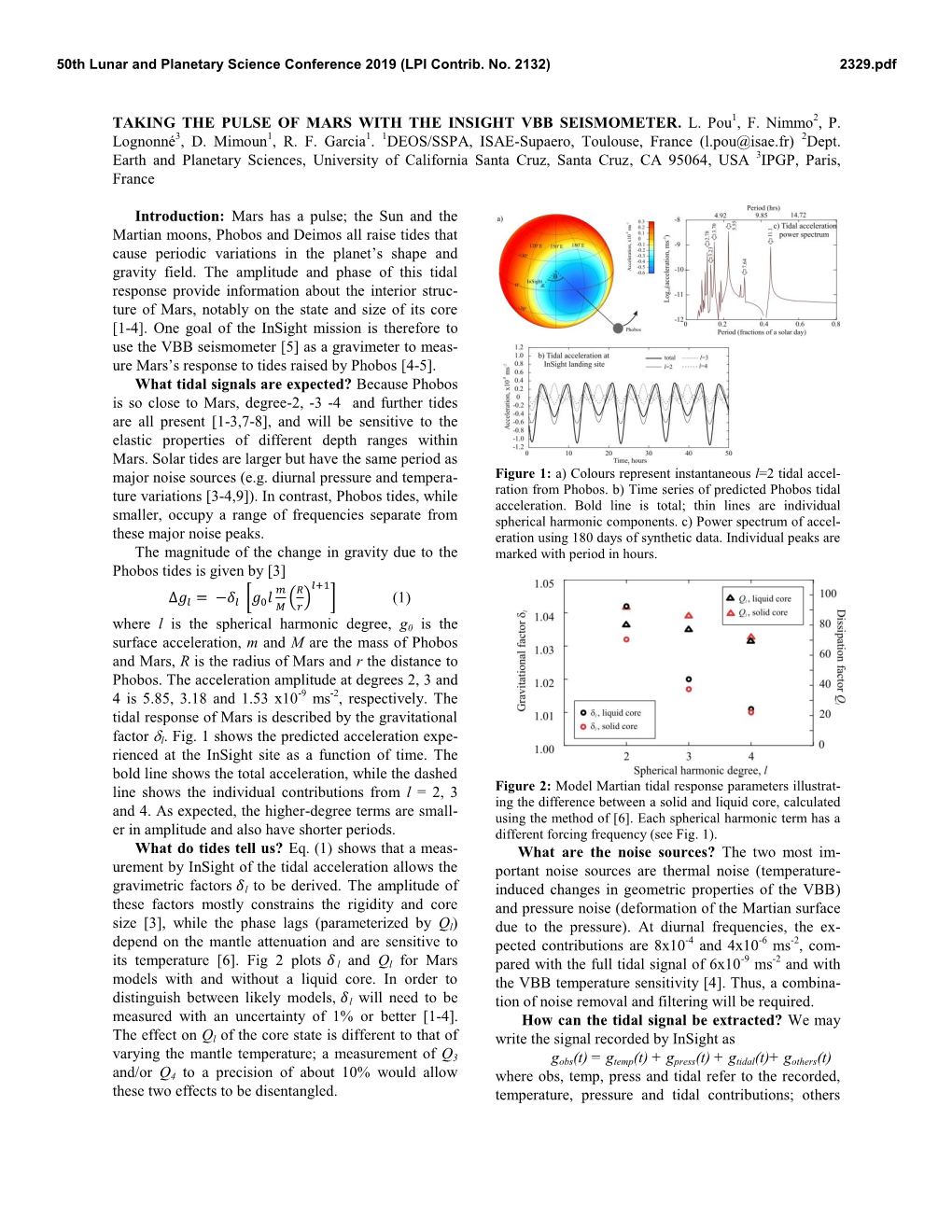 Taking the Pulse of Mars with the Insight Vbb Seismometer