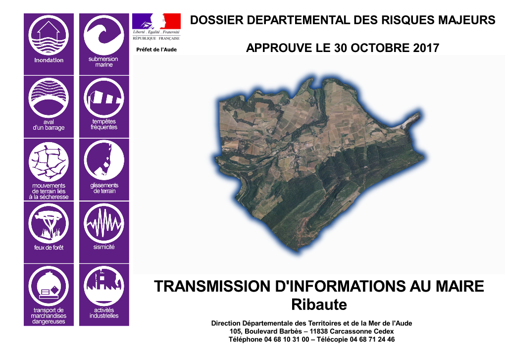 TRANSMISSION D'informations AU MAIRE Ribaute