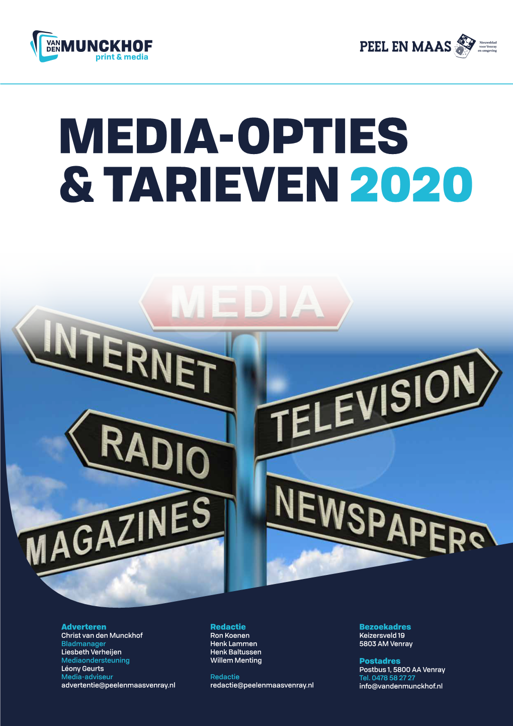 Media-Opties & Tarieven 2020