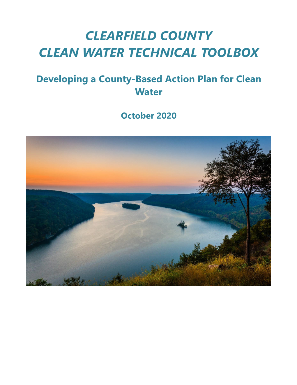 Clearfield County Clean Water Technical Toolbox