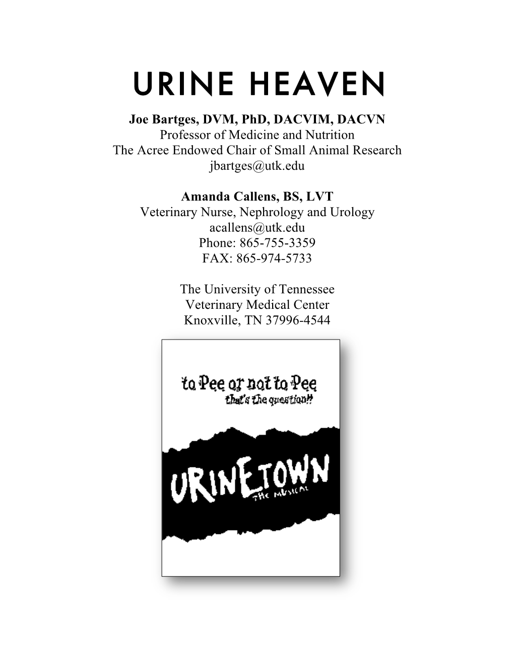 Urine Heaven