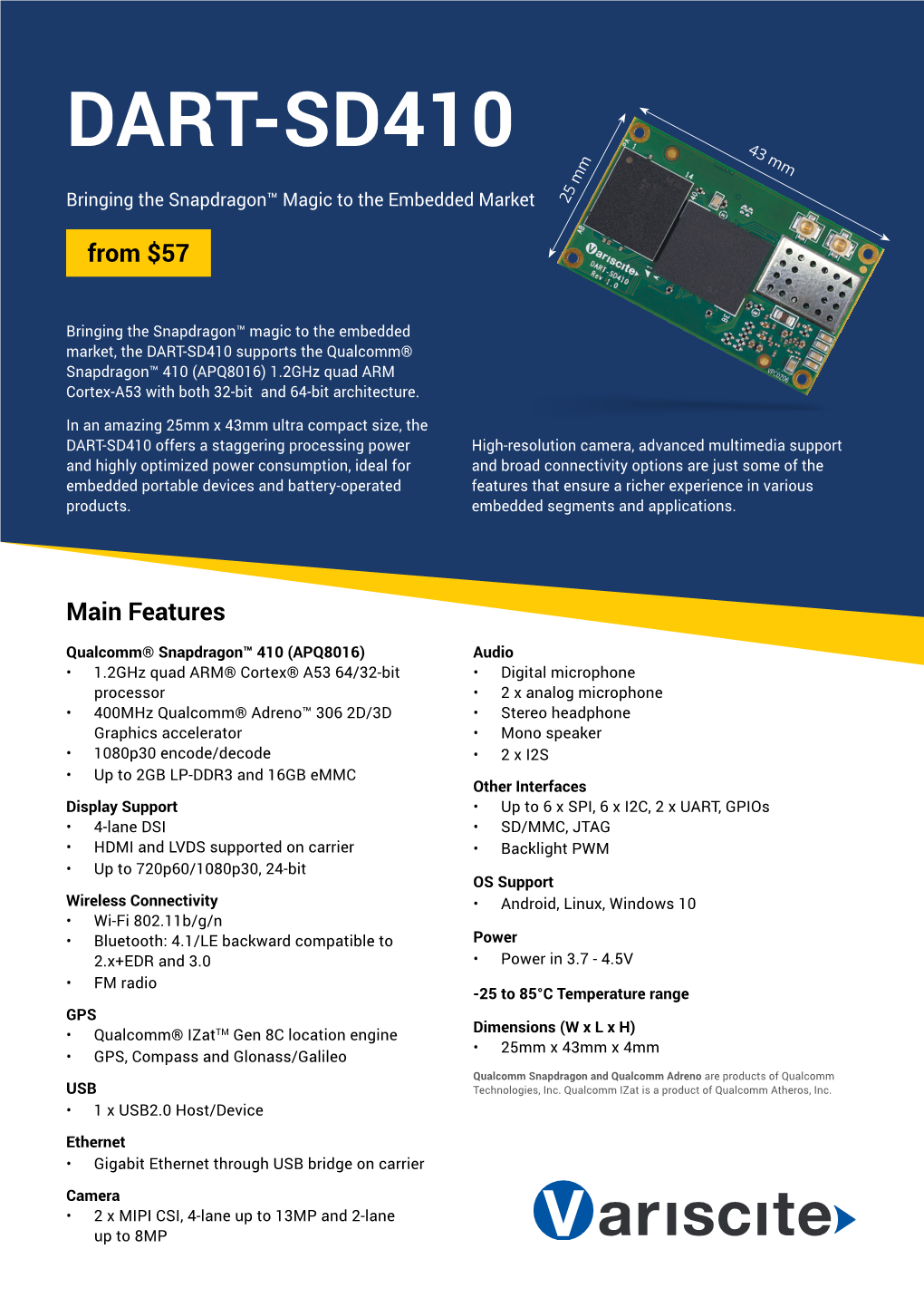 DART-SD410 43 Mm