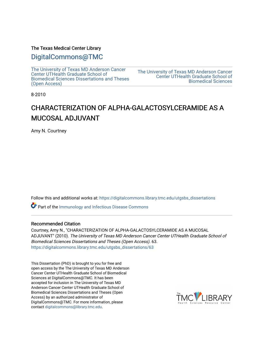 Characterization of Alpha-Galactosylceramide As a Mucosal Adjuvant