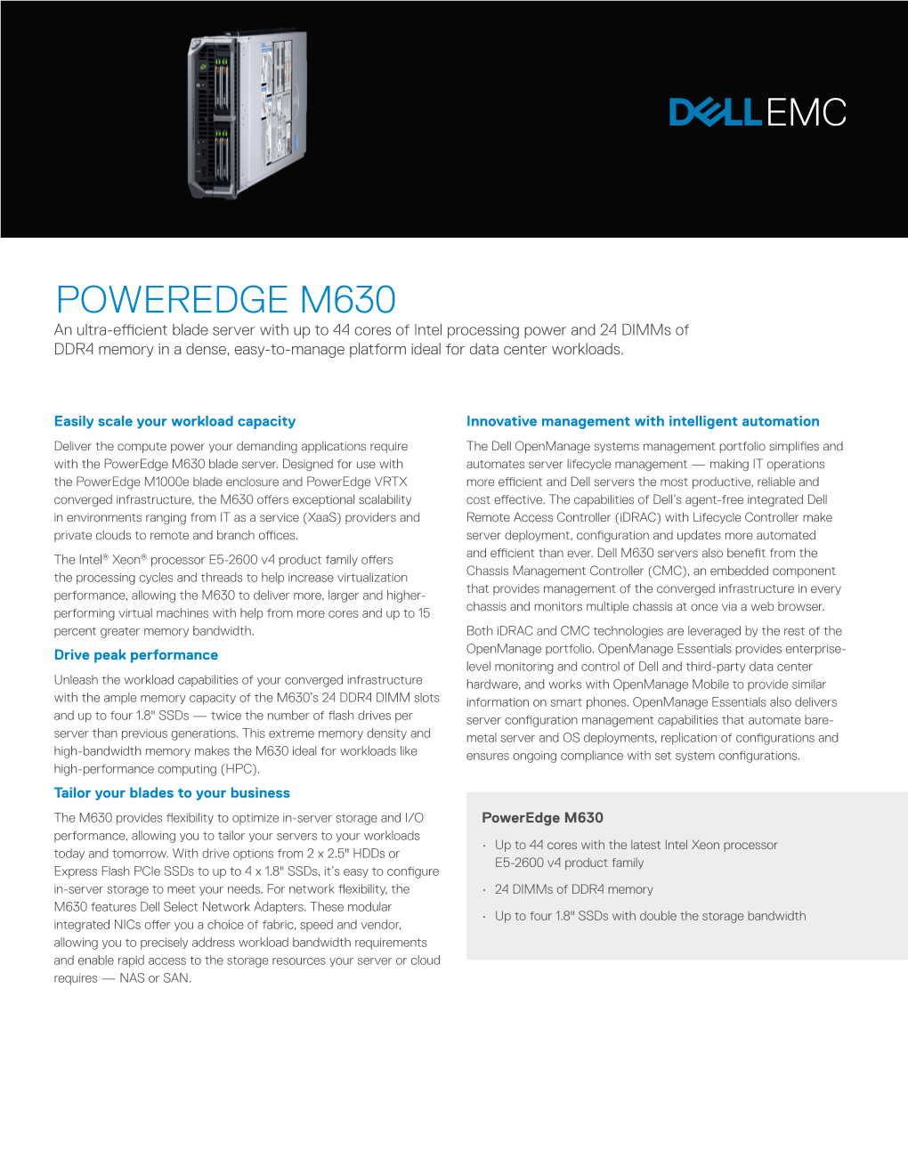 Poweredge M630