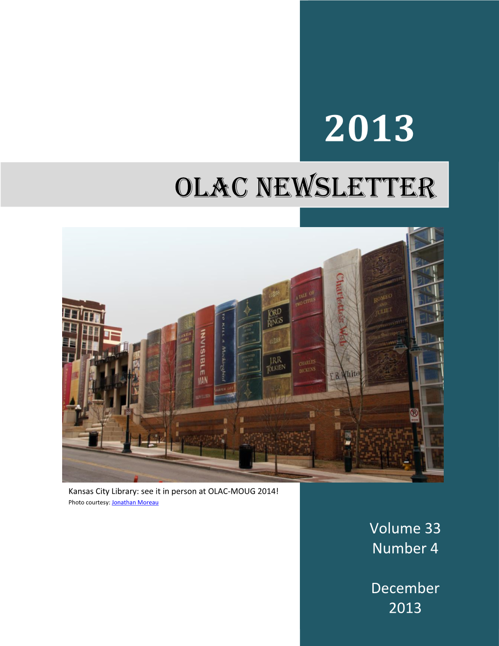 Olac NEWSLETTER