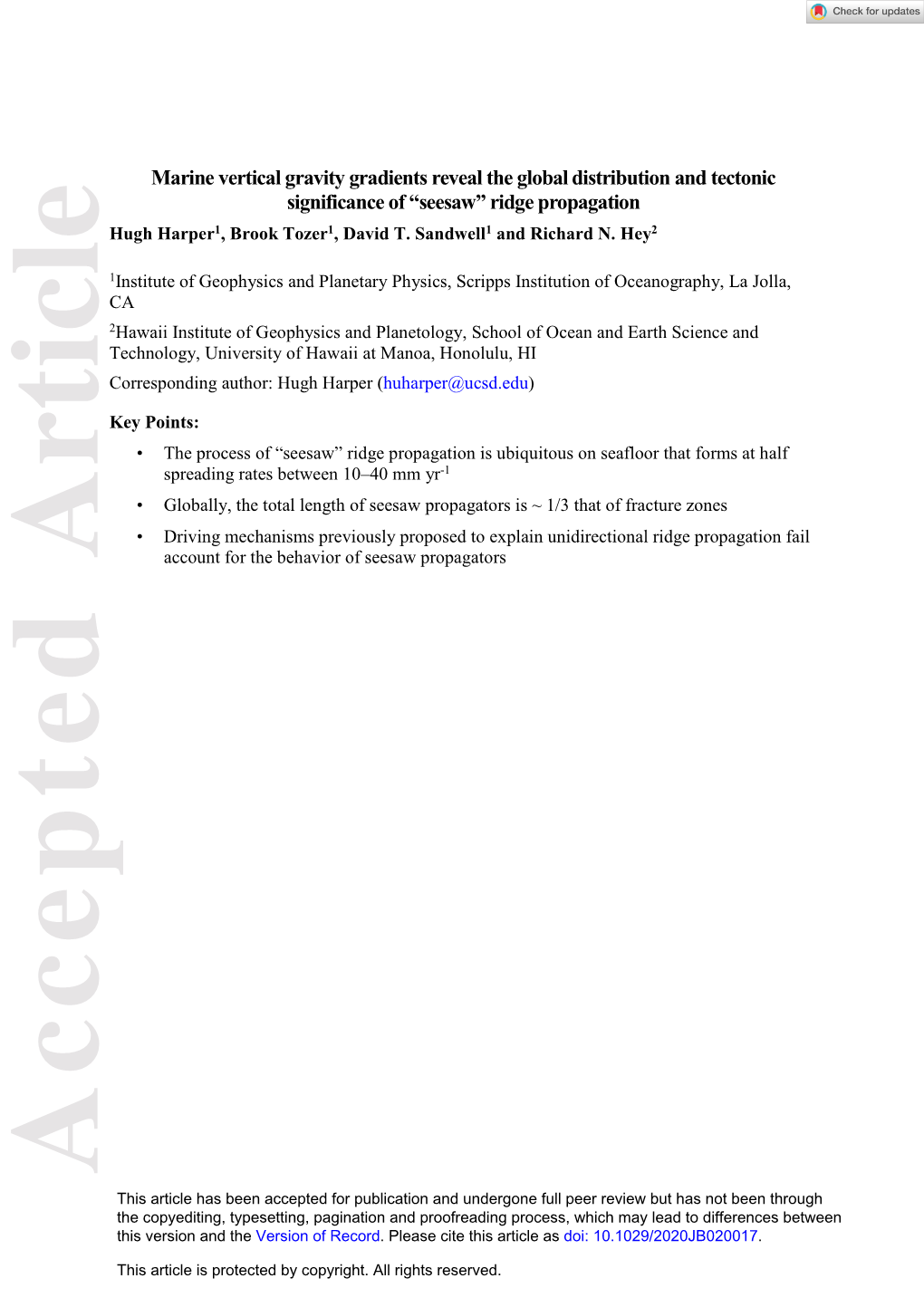 Journal of Geophysical Research: Solid Earth, P.E2020jb020017