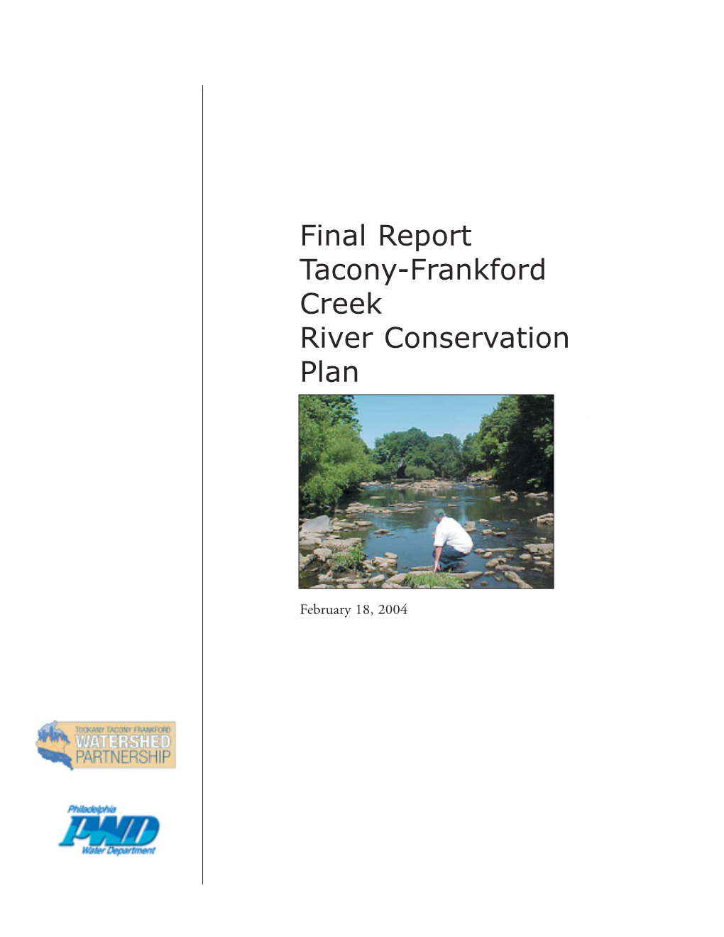 Tacony-Frankford Creek River Conservation Plan