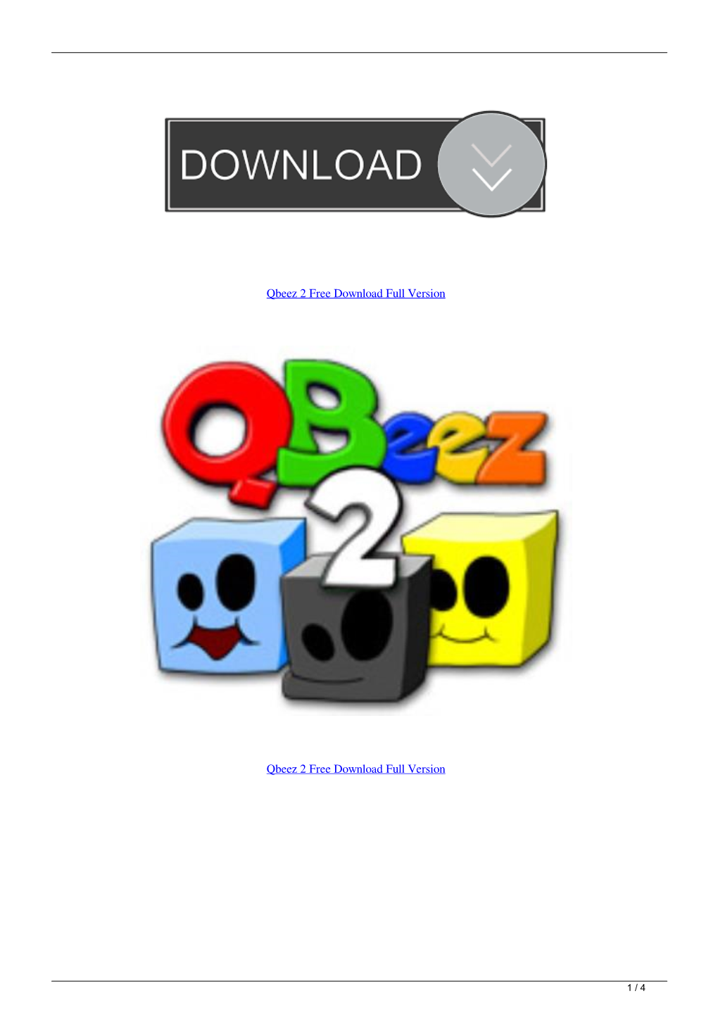 Qbeez 2 Free Download Full Version