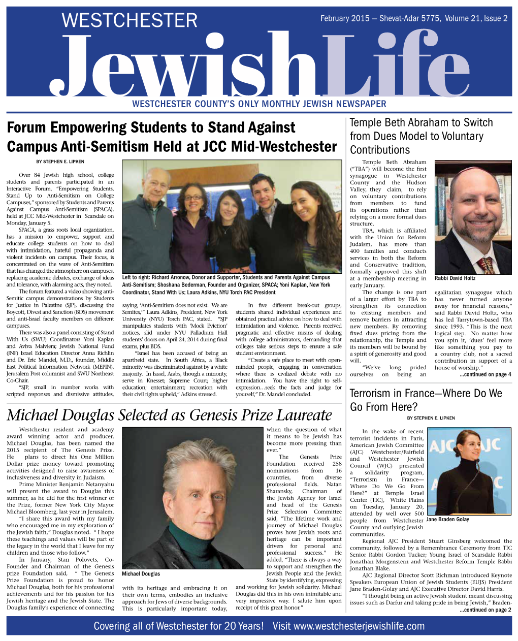 Westchester Jewish Life Teens Commemorate Dr