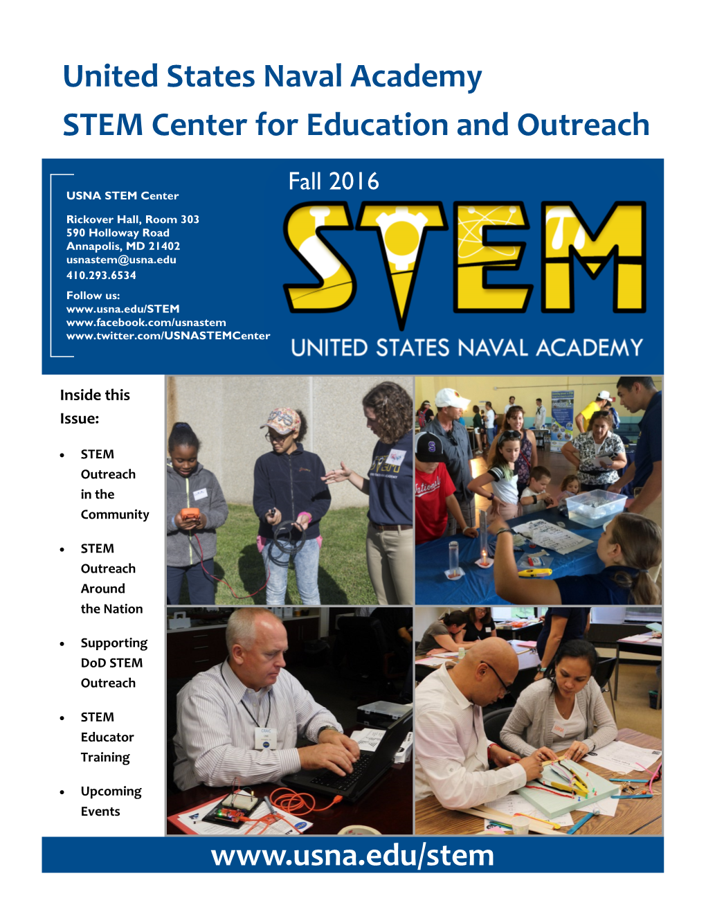 United States Naval Academy STEM Center for Education and Outreach