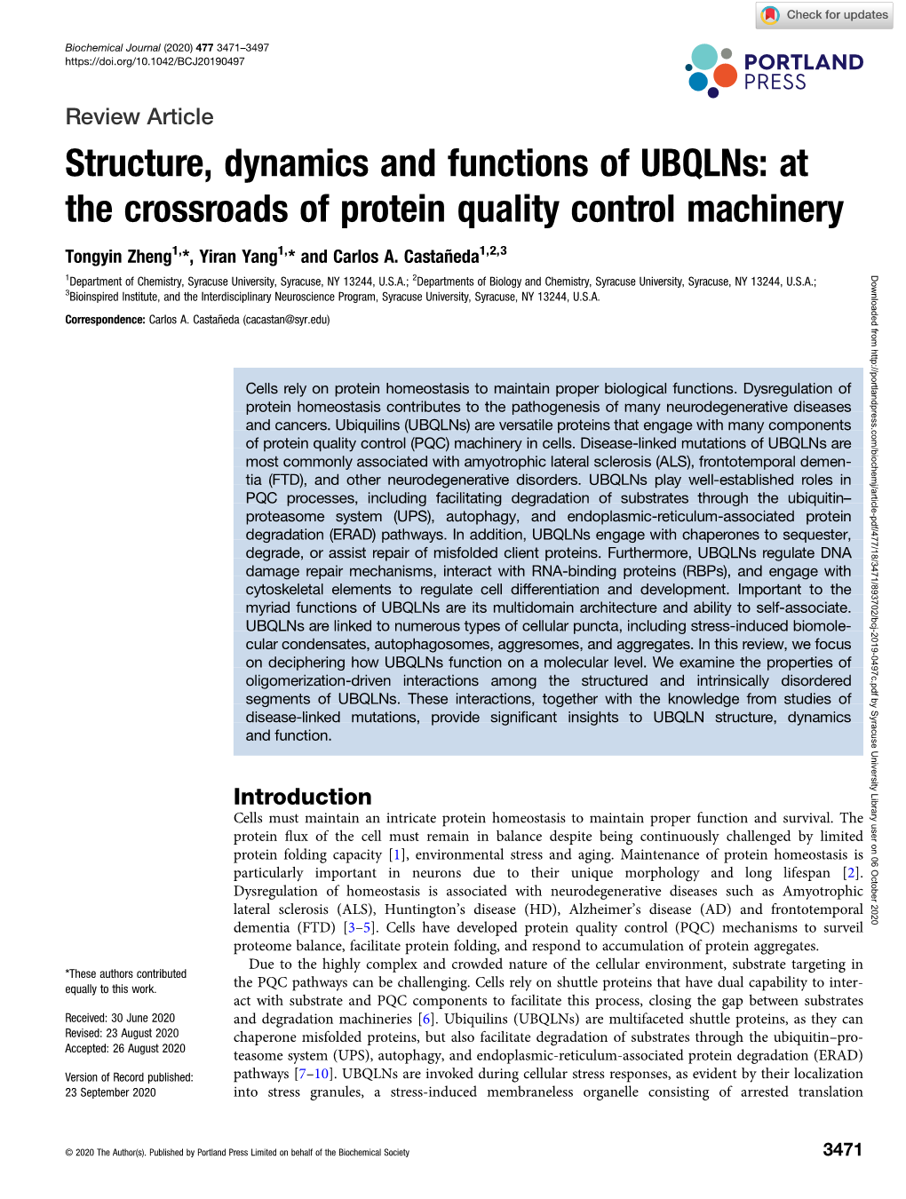 Structure, Dynamics and Functions of Ubqlns: at the Crossroads of Protein Quality Control Machinery