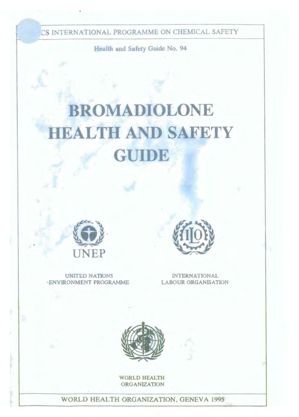 Bromadiolone Health and Safety Guide