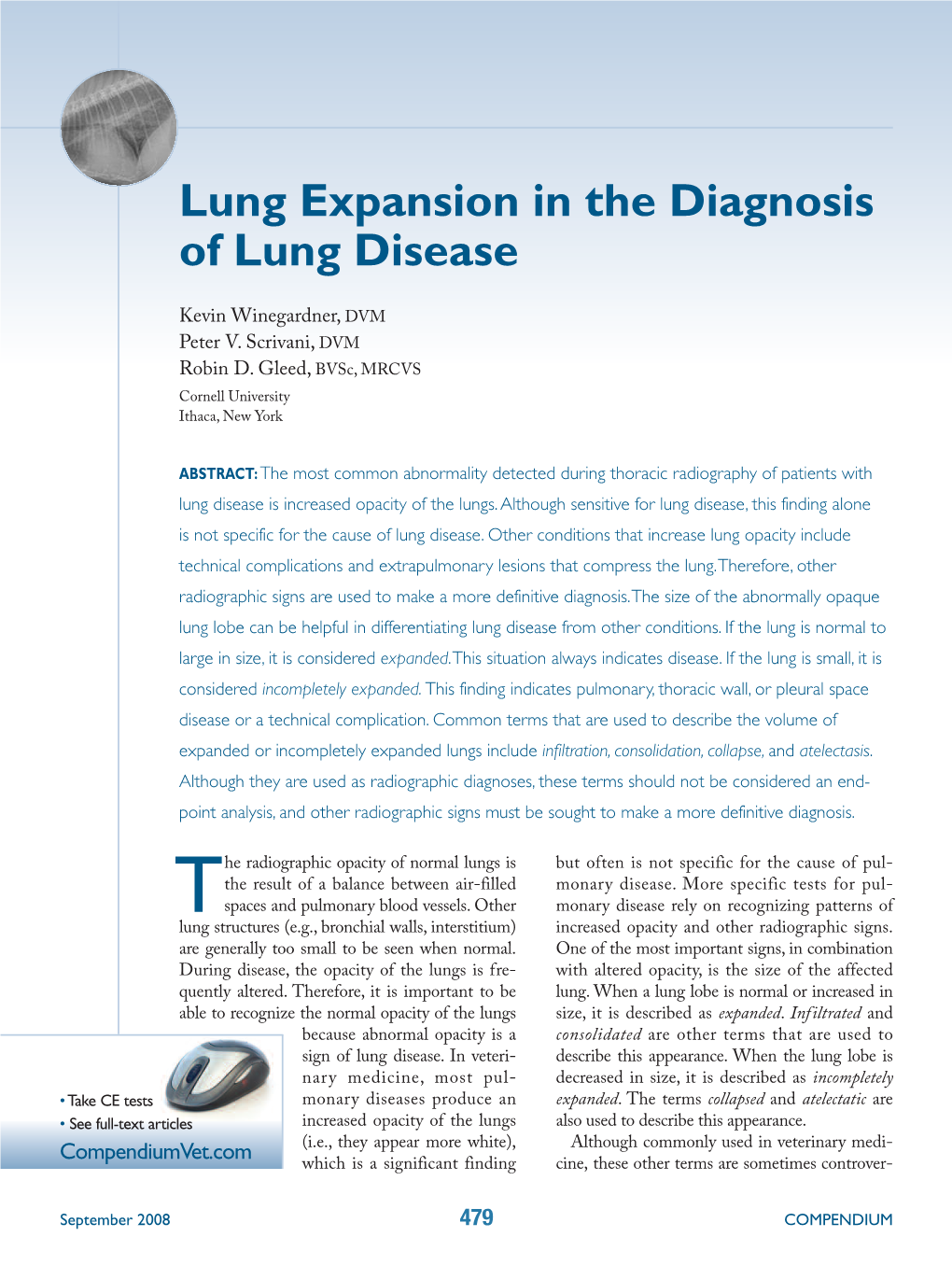 Lung Expansion in the Diagnosis of Lung Disease