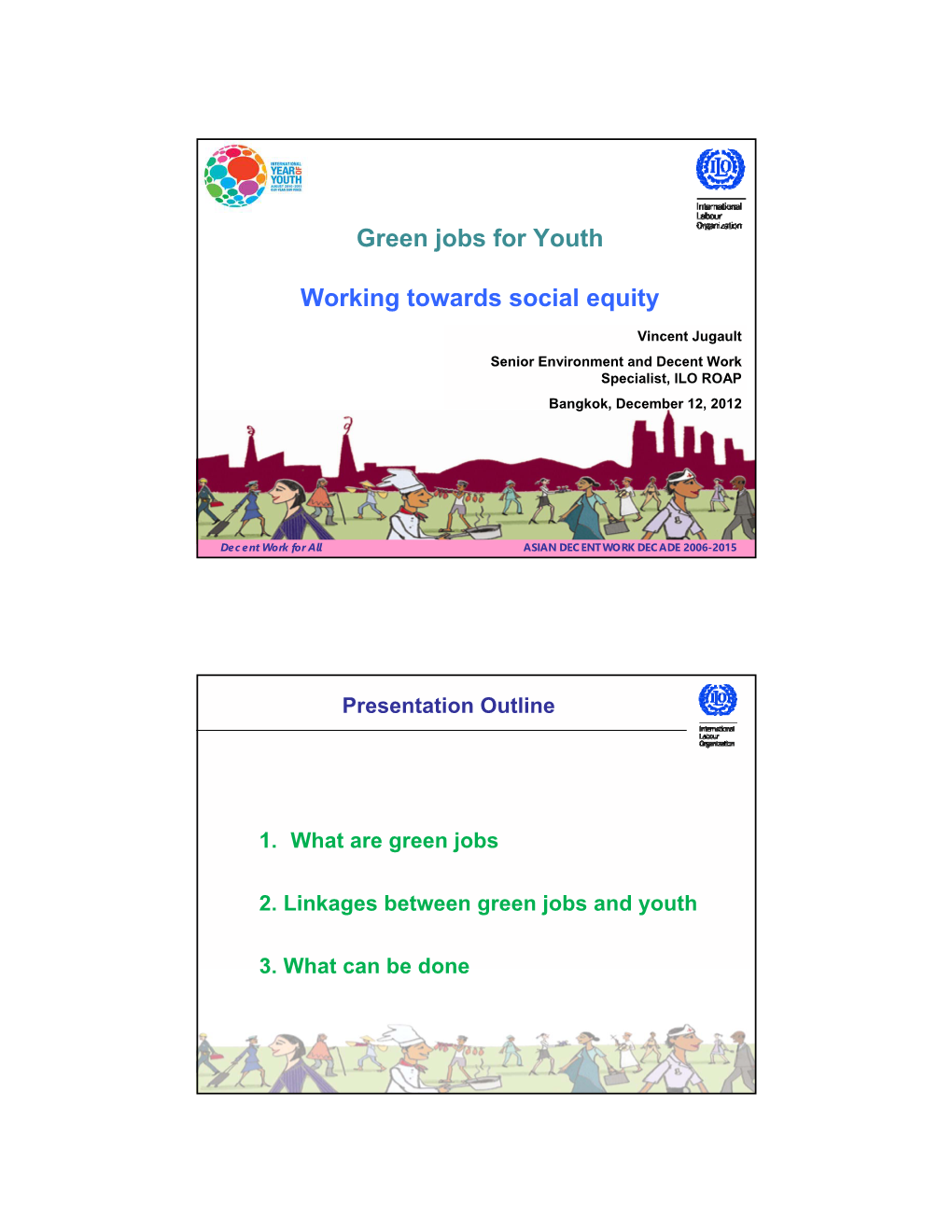 Green Jobs for Youth Working Towards Social Equity