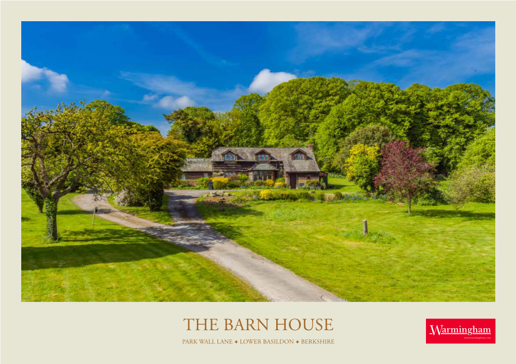 The Barn House Park Wall Lane F Lower Basildon F Berkshire