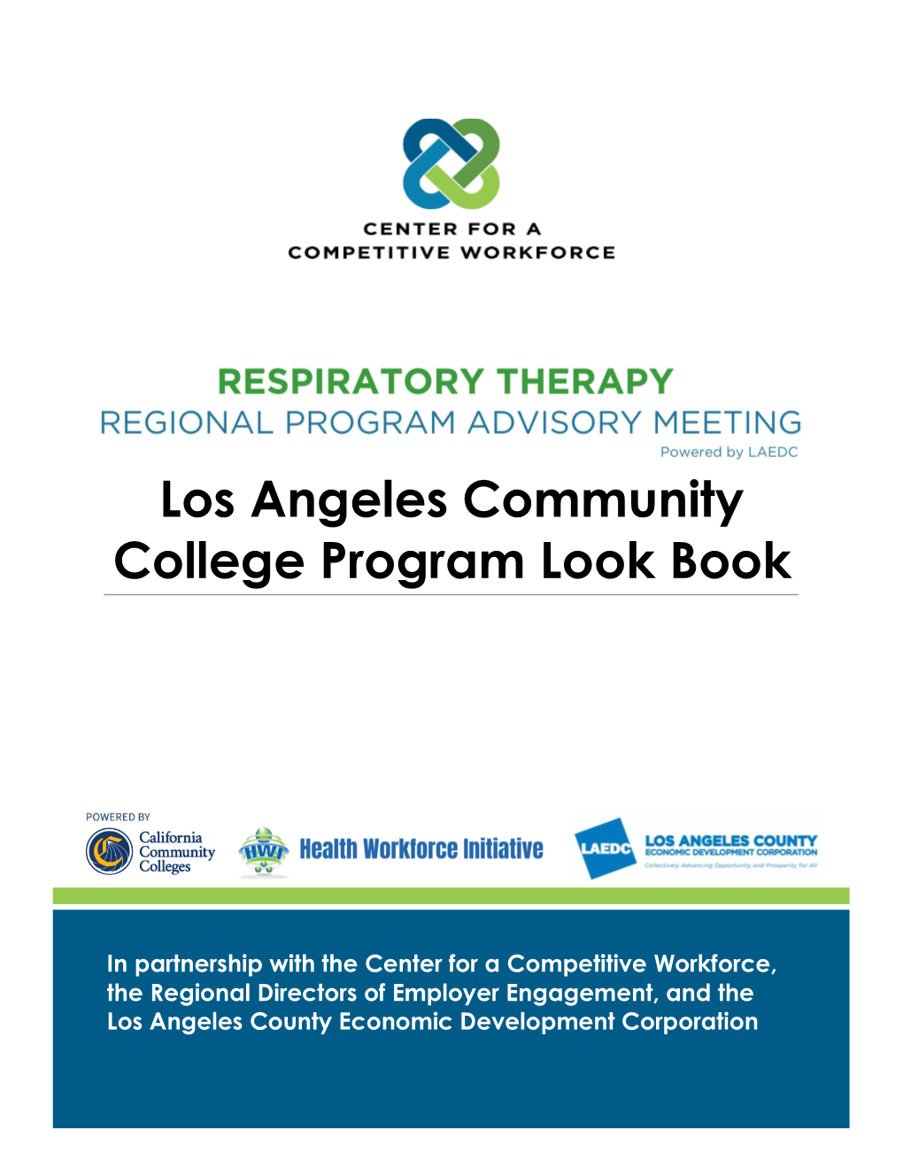 Los Angeles Community College Program Look Book