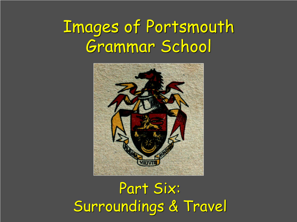 Images of Portsmouth Grammar School