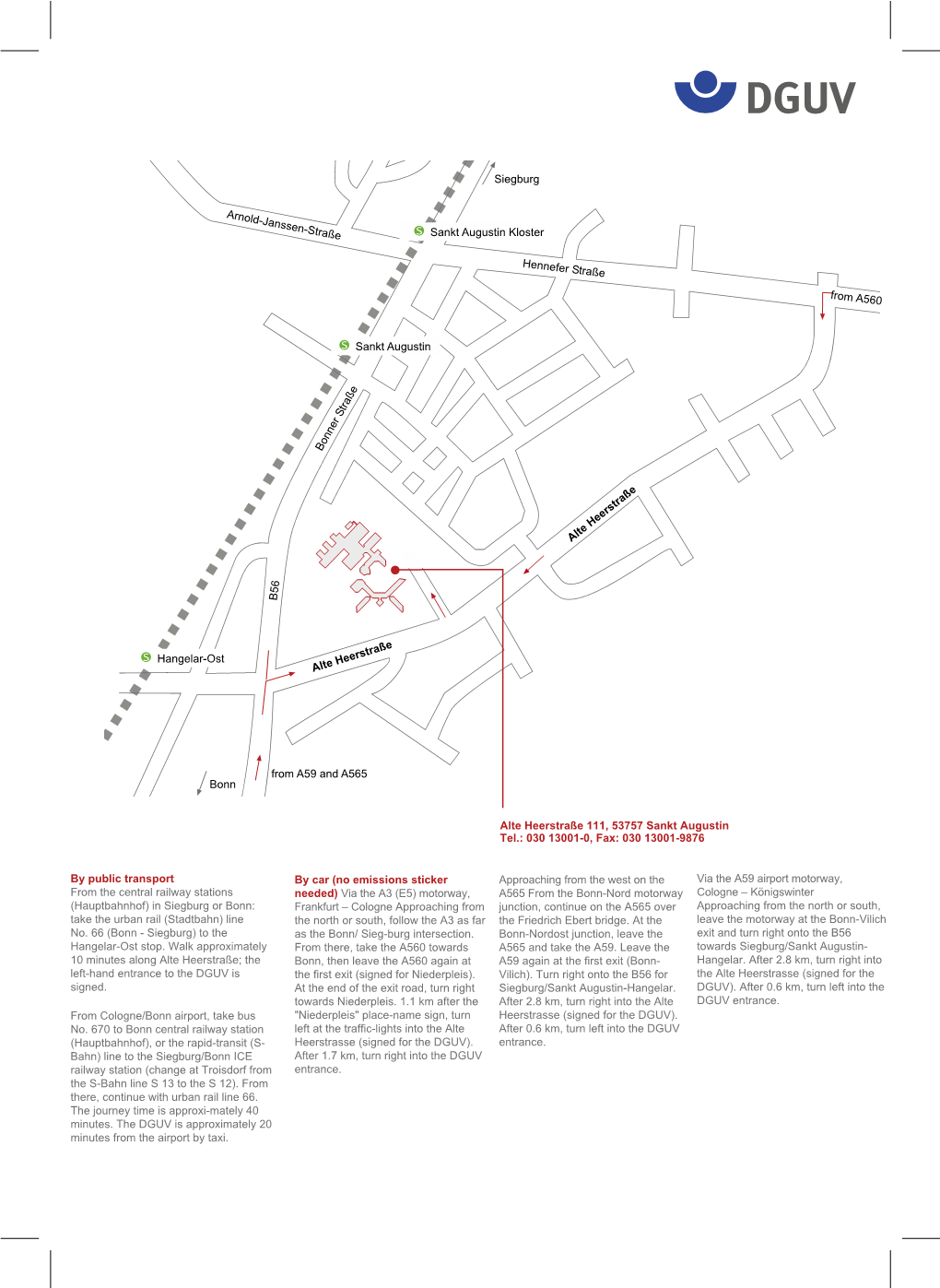 Alte Heerstraße Hangelar-Ost Bonner S Traße B56 Sankt Augustin