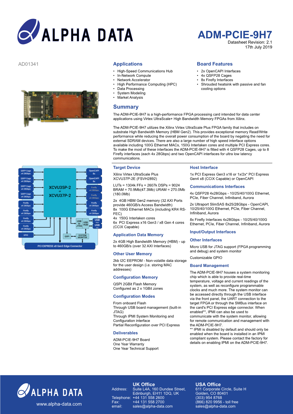 Adm-Pcie-9H7 V2.1