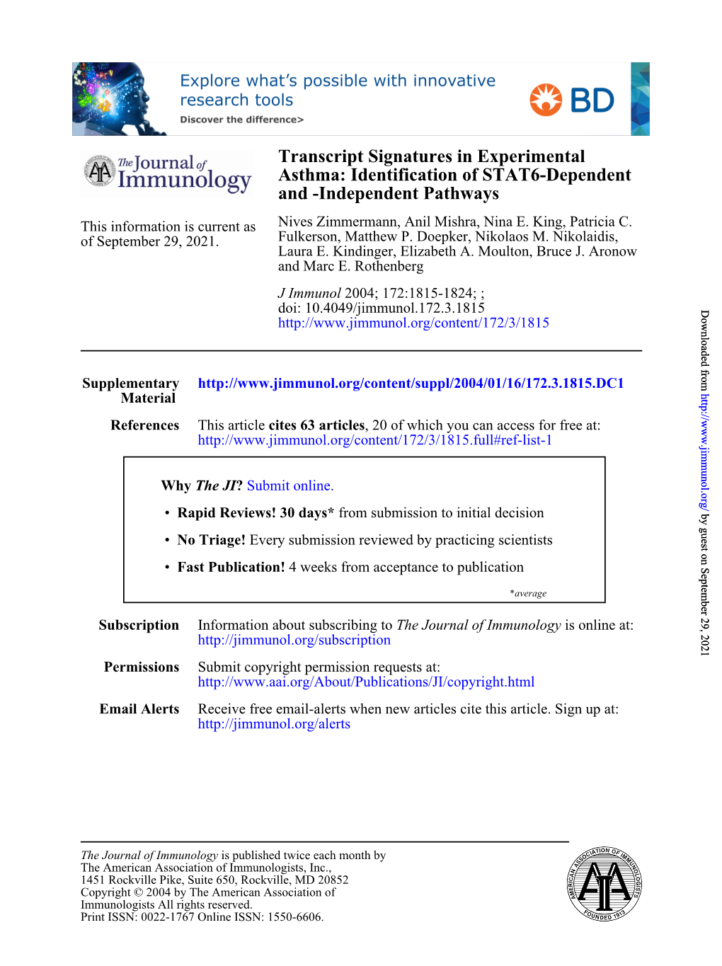 Independent Pathways Asthma