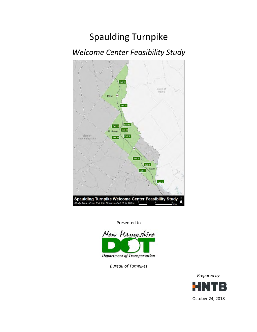 Spaulding Turnpike Welcome Center Feasibility Study