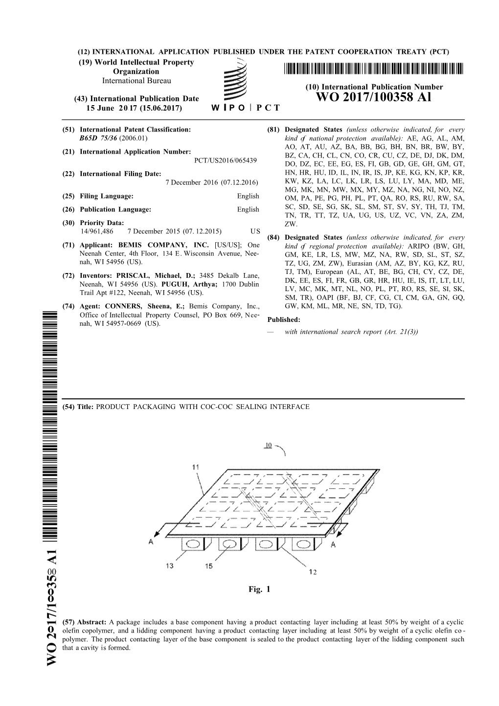 WO 2017/100358 Al 15 June 20 17 (15.06.2017) W P O P C T