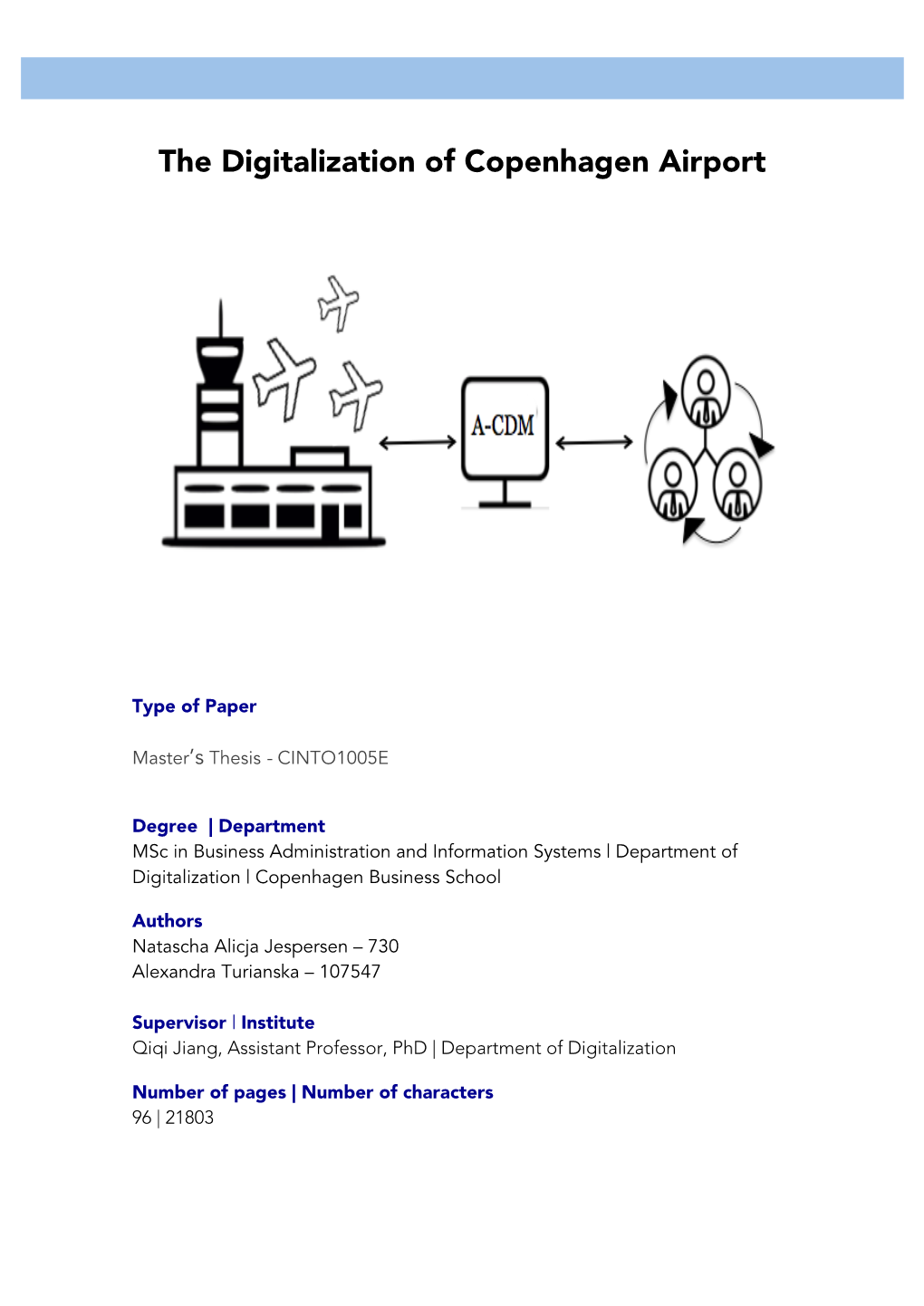 The Digitalization of Copenhagen Airport