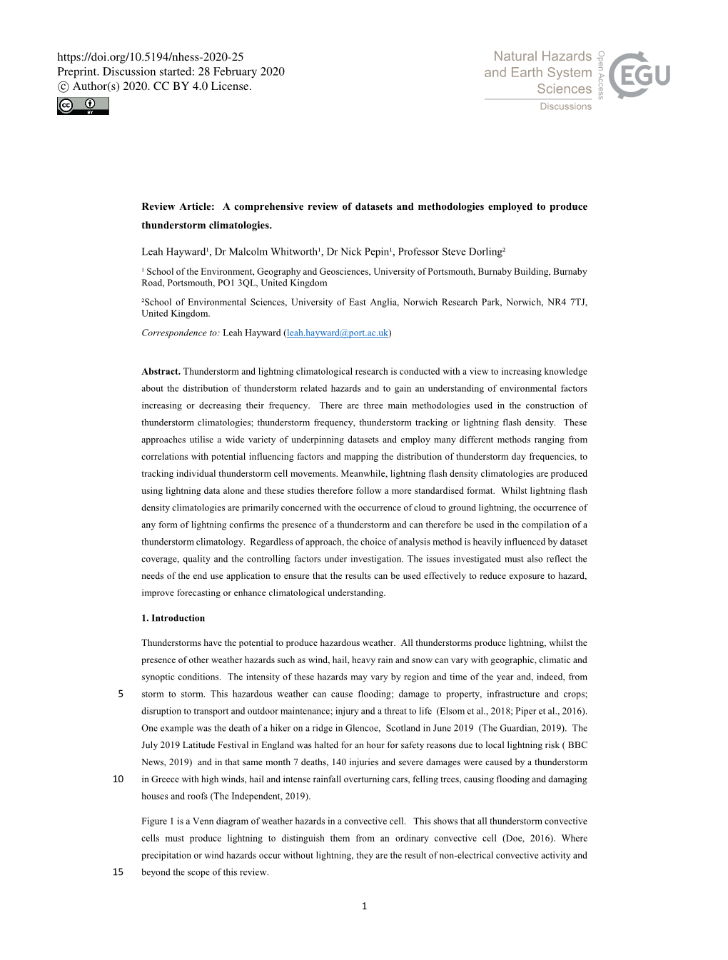 Review Article: a Comprehensive Review of Datasets and Methodologies Employed to Produce Thunderstorm Climatologies