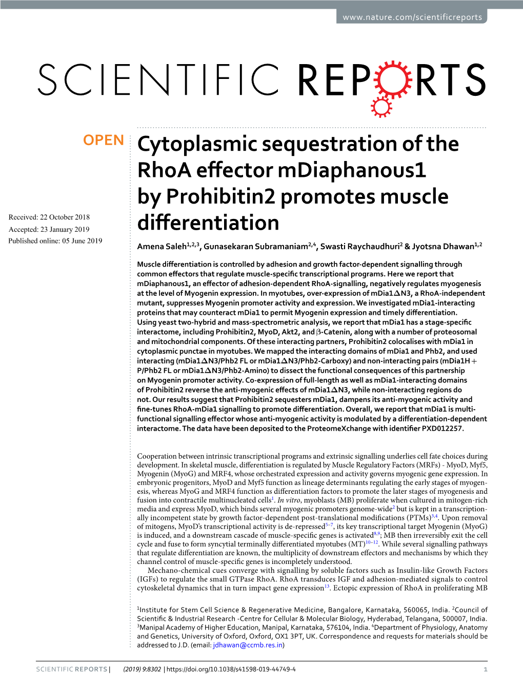 Cytoplasmic Sequestration of the Rhoa Effector