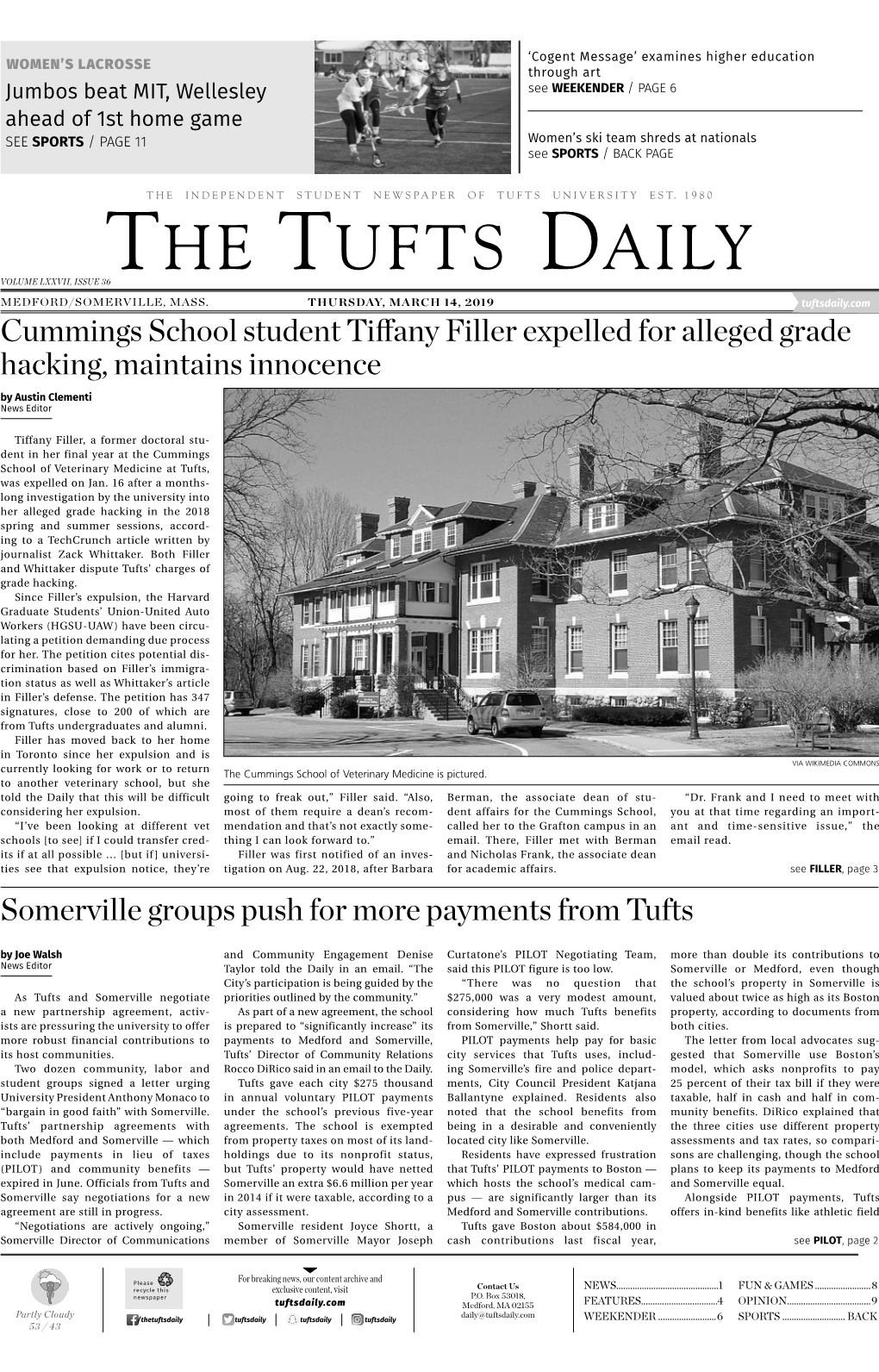 The Tufts Daily